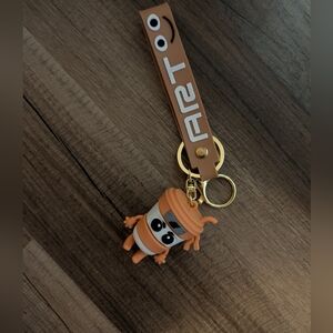 🦋 Cappuccino assassino Tung Tung Tung Sahur Rubber & Metal Keychain  New!